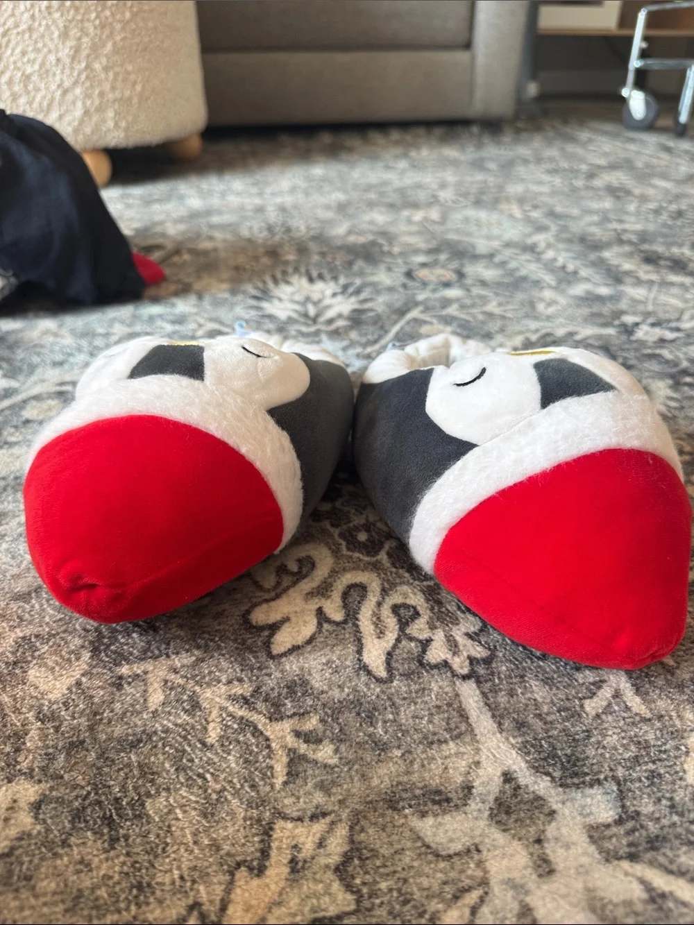 Squishmallows Penguin Slippers